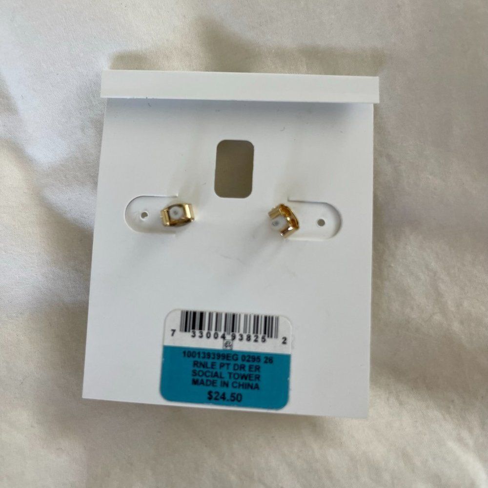 Charter Club Pearl Earrings - Picture 2 of 2